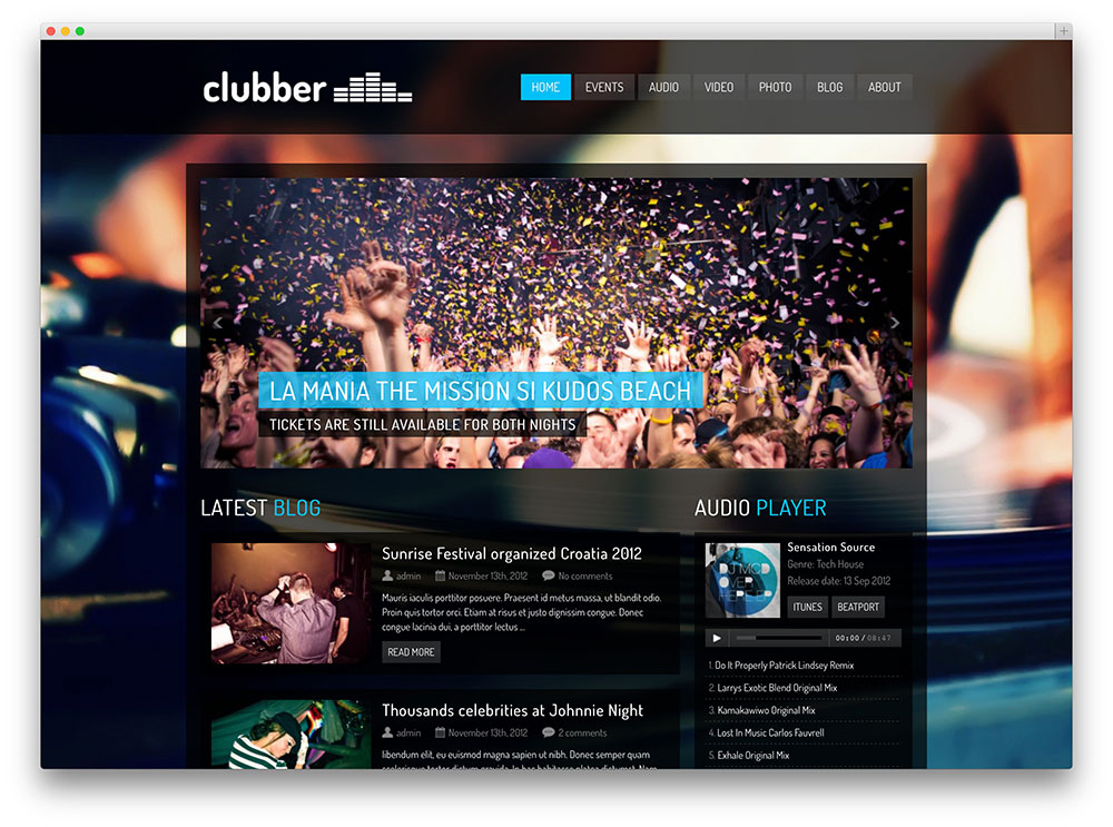 clubber-wordpress-template