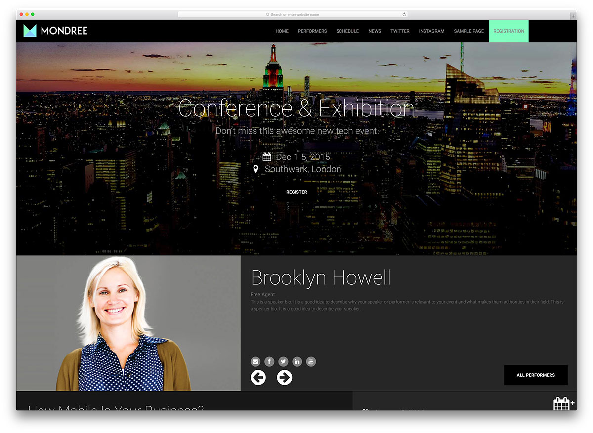 mondree-simle-exhibition-conference-website-template