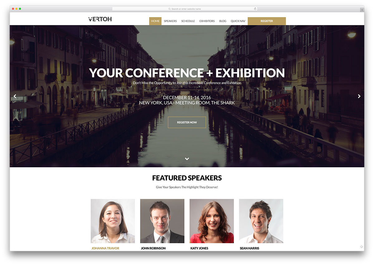 vertoh-simple-conference-management-theme