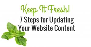 updated your website content