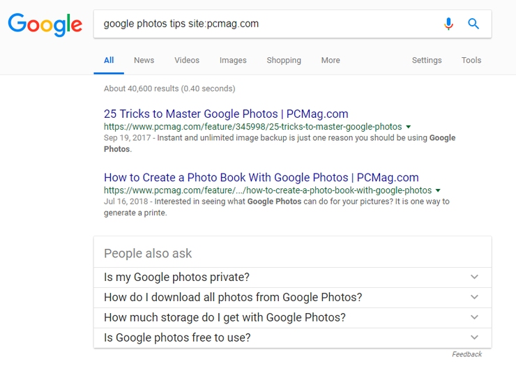 Use Google Search Qualifiers