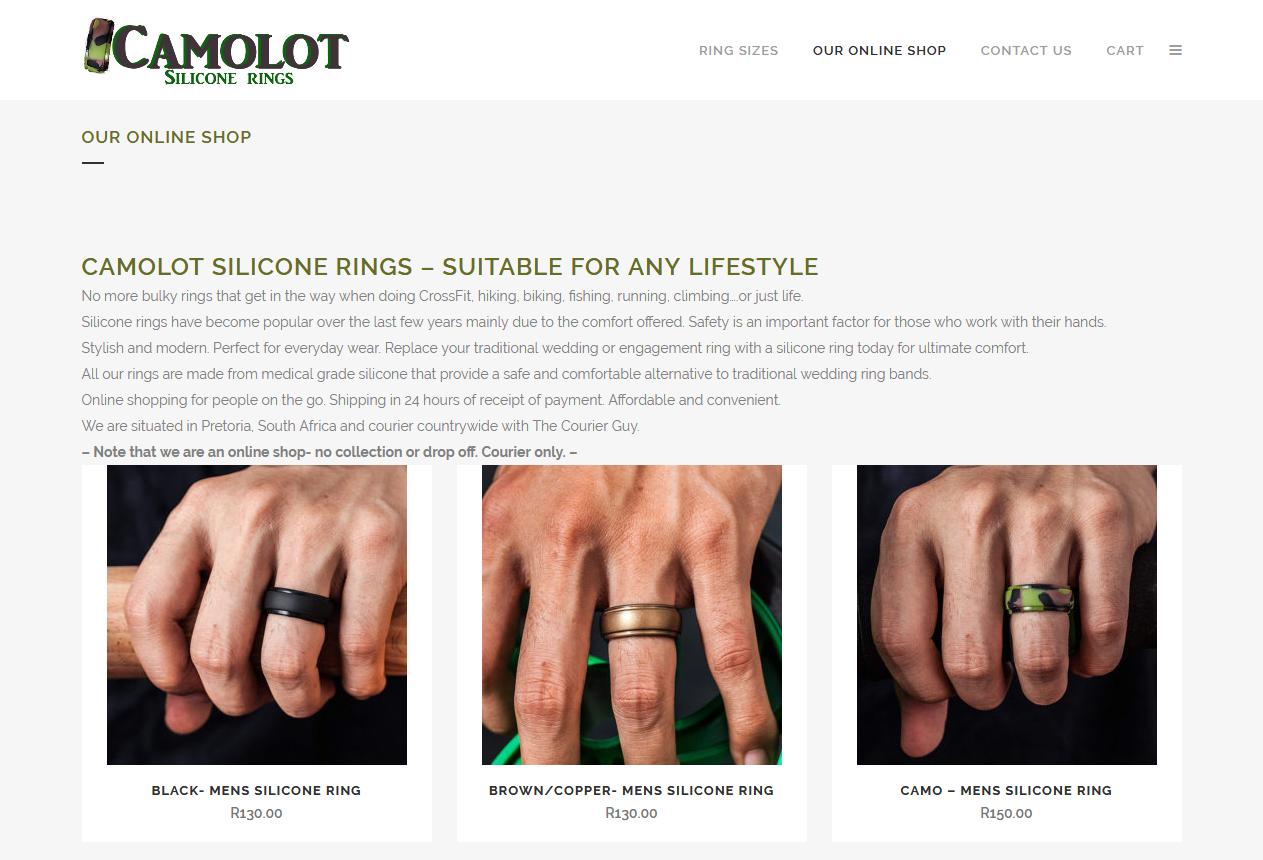 Camolot Silicone Rings