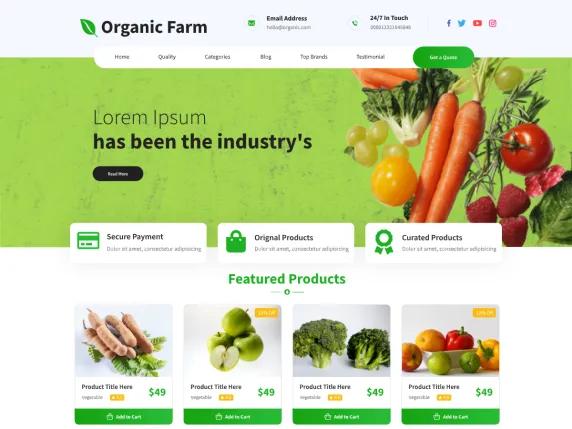 organic_farm_wordPress_theme
