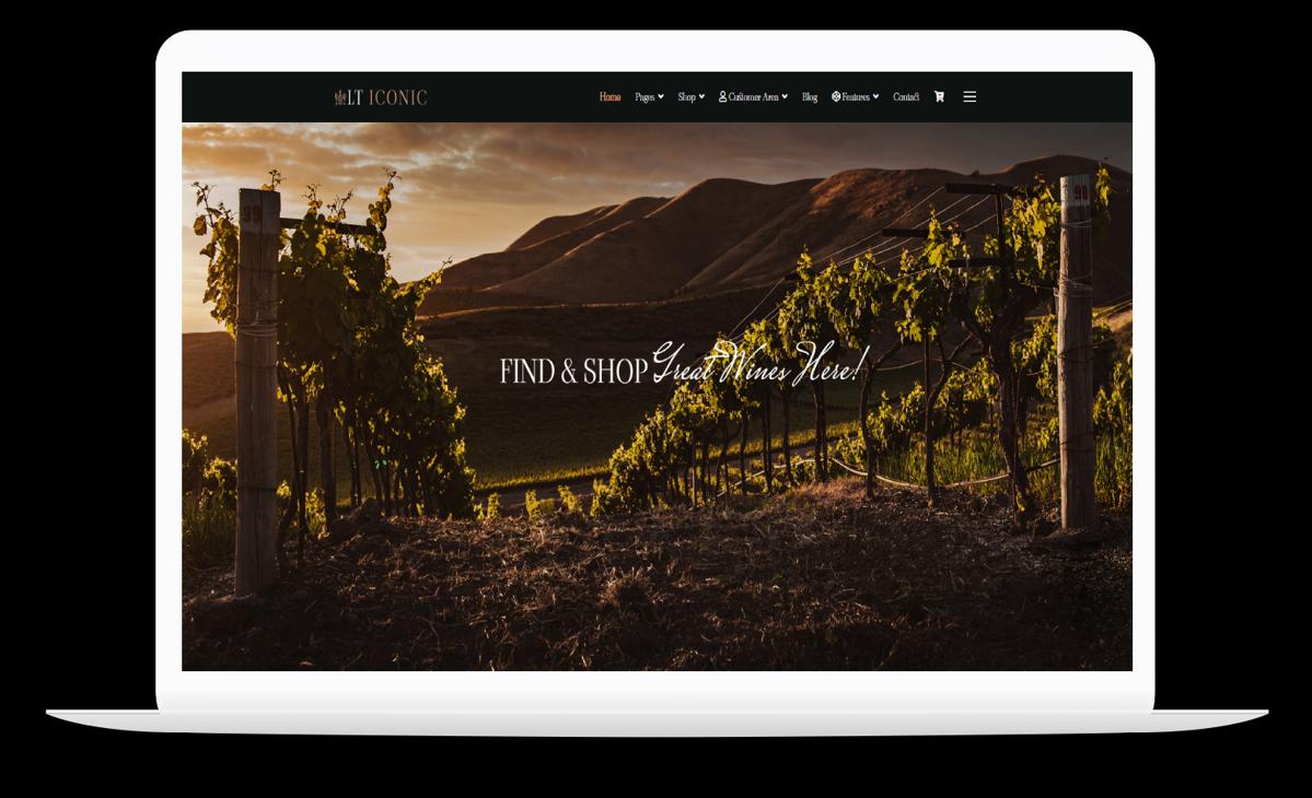 Wine shop Website Design