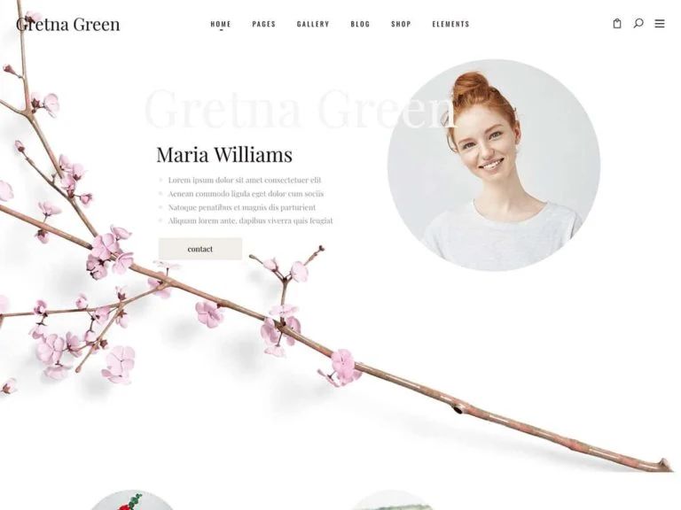 Gretna Green WordPress Wedding Planner Website Theme