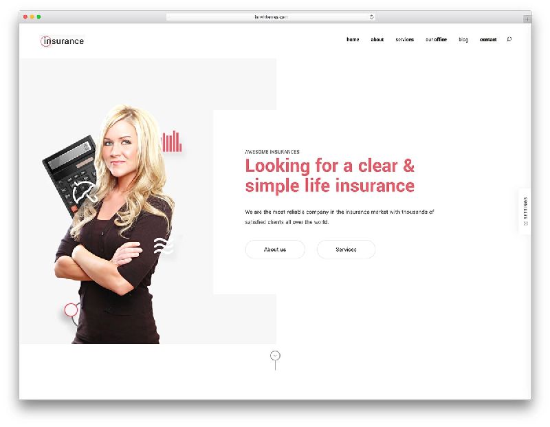 Composer WordPress Theme for Insurance Companies