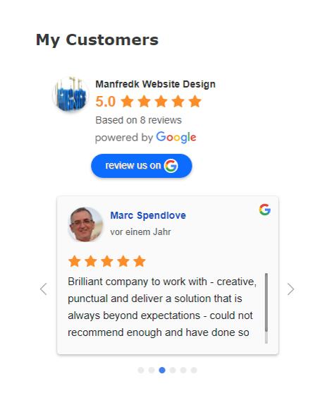 Google Rating and Reviews