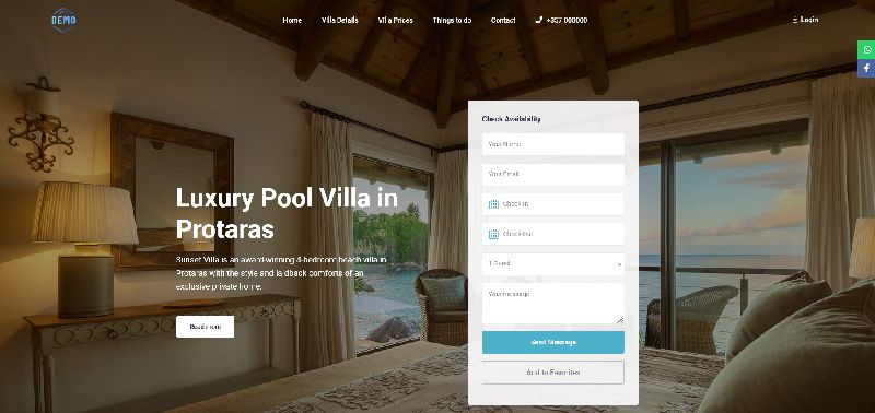 Demo Hotel Booking Website