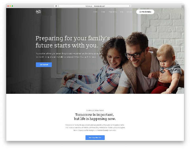 Webify WordPress Theme for Insurance