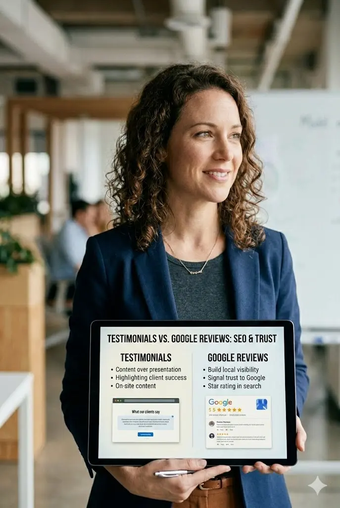 Website Testimonials vs Google Reviews Which Helps SEO and Trust More