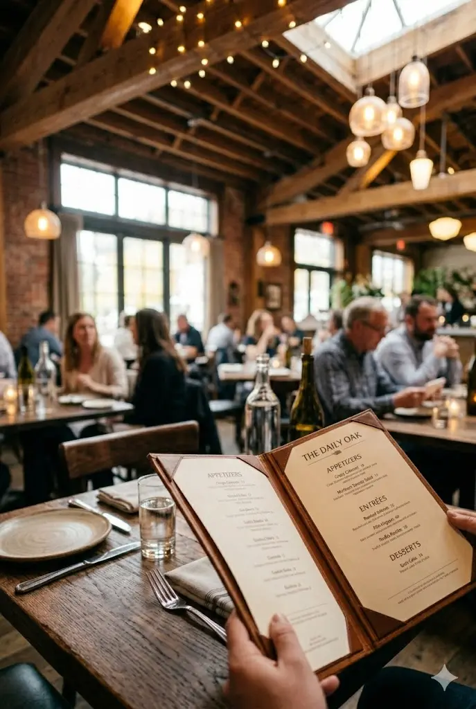 Display restaurant menu with prices or without prices